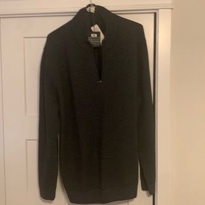 Joseph Abboud 1/4 zip Navy Sweater NWT